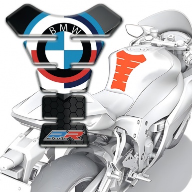 BMW Tank Protector Silicone Sticker New Logo Design 