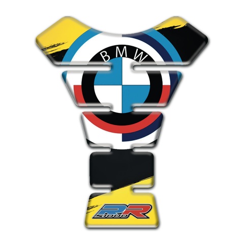 BMW RR Tank Fuse Yellow Black background motive 
