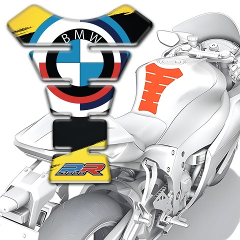 BMW RR Tank Fuse Yellow Black background motive 