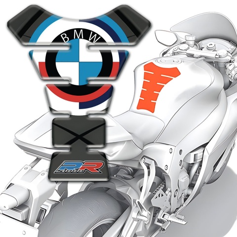 BMW Tank Guard Pads Racing Edition Stylish Logo 