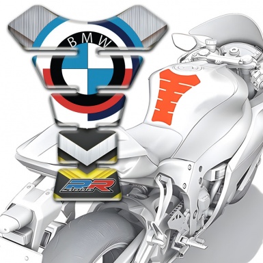 BMW RR Tank Protector ColorFull Background Style 