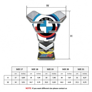 BMW RR Tank Protector ColorFull Background Style 