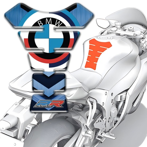 BMW RR Tank Fuse Navy Blue Black Elements Design 