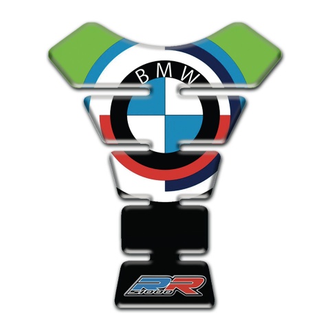 BMW RR Tank Protector Green Black Background Design 