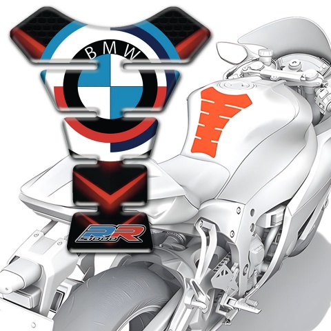 BMW RR Style Anti Slip Sticker Tank Protector Best Logo Design 