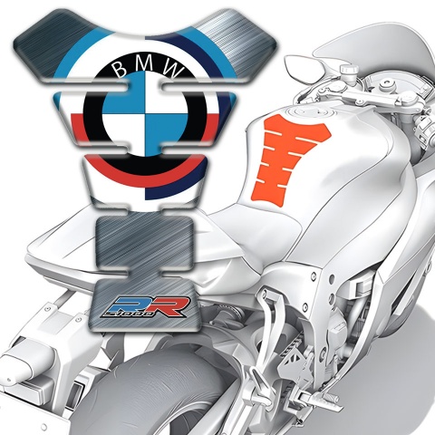 BMW RR Edition Tank Pad Protector Polished design 