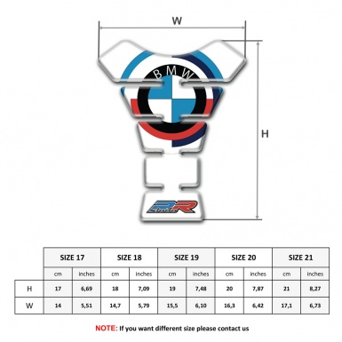 BMW Tank Protector Motorcycle White Background Rr Edition 