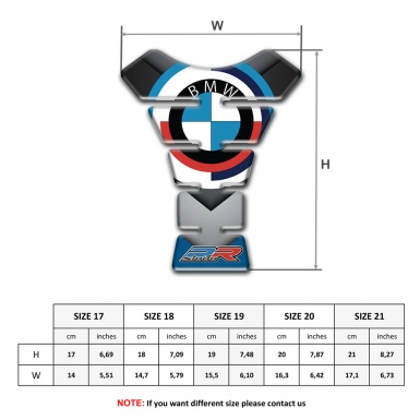 BMW Tank Pad Protector New Logo Style 