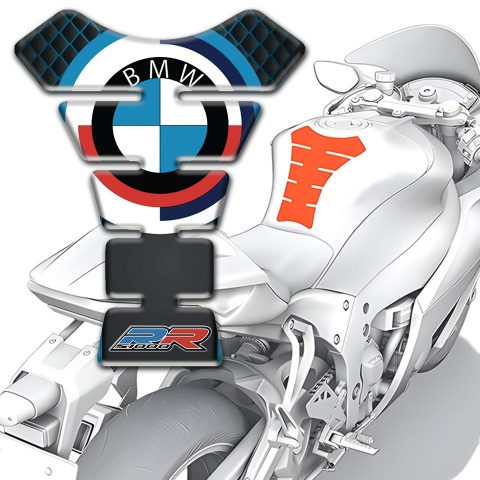 BMW Tank Protector Blue Mesh Motif RR edition 