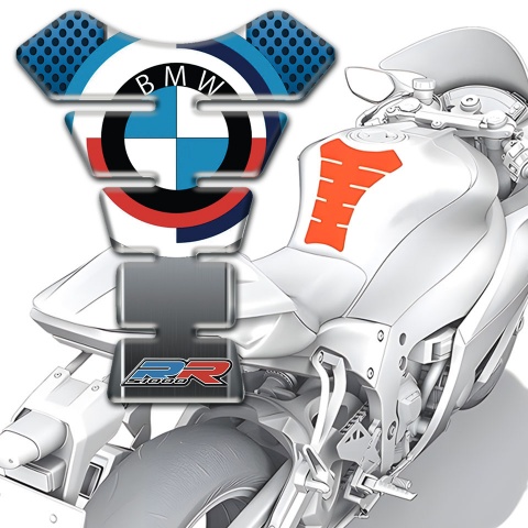BMW Tank Guard Pads Stylish Silicone Sticker 