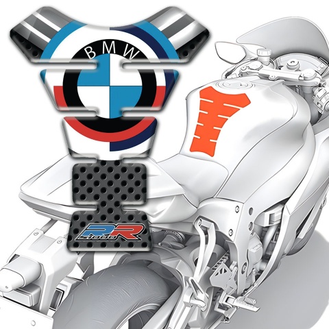 BMW Tank Guard Pads High End Silicone Sticker Racing Edition 