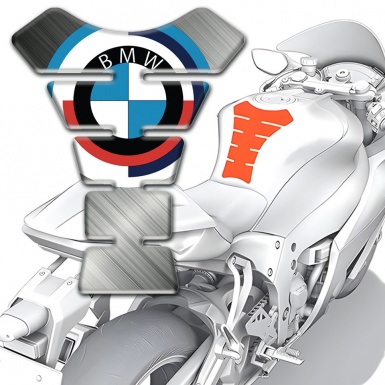 BMW Tank Protector RR Edition Polished Metal Style 