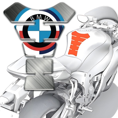 BMW Tank Protector RR Edition Polished Metal Style 