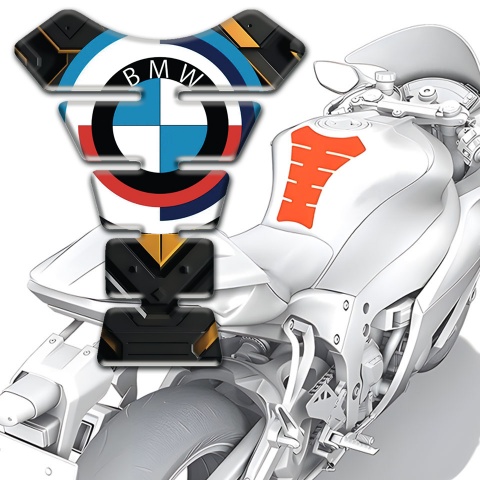 BMW Tank Pad Protector Round Logo Style Stylish Version 