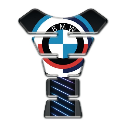 BMW Tank Fuse Round Logo Neon Stripes Base 