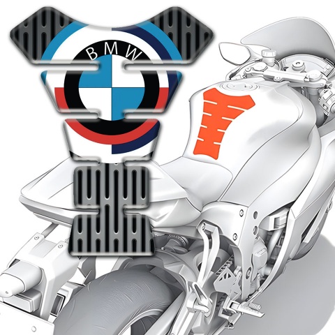 BMW Anti Slip Sticker Tank Fuse New Logo Style High-Quality Design 
