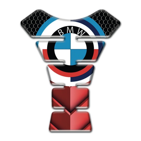 BMW Tank Protector New Logo Red Black Details Base 