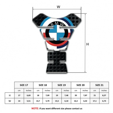 BMW Tank Protector New Logo Edition Perforated Base Effect 