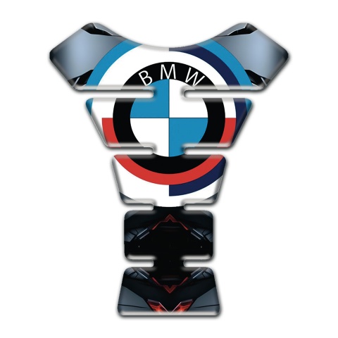 BMW Tank Guard Pads Silicone Sticker New Logo Edition 