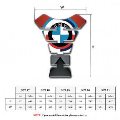 BMW Tank Fuse Best Design Silicone Sticker New Logo Style 