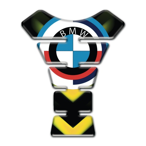 BMW Tank Pad Protector Yellow V Shape Decoration 
