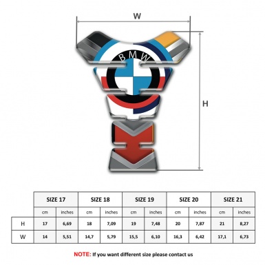BMW Tank Fuse Center Anti Slip Sticker New Design Logo 