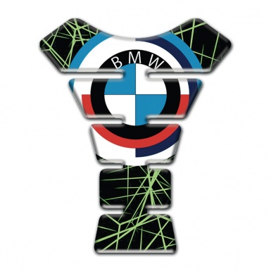 BMW Tank Protector Black with Green Spider Web Base Style 
