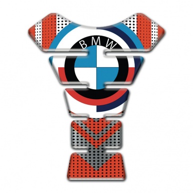 BMW Tank Pad Protector Red Grey Decoration 