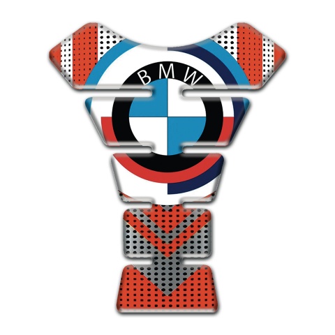 BMW Tank Pad Protector Red Grey Decoration 