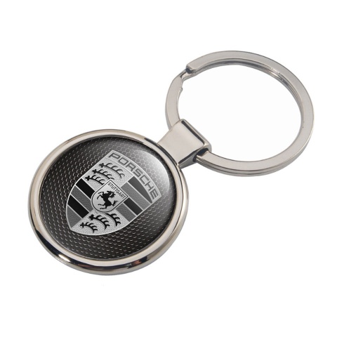 Porsche Logo Keychain Metal Stylish Design