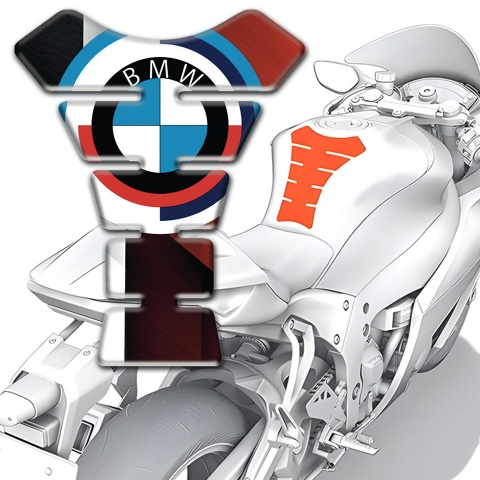 BMW Center Tank Guard Pads New Logo design 