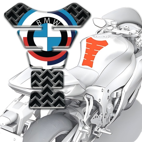 BMW Center Tank Pad Protector Metal Grid Design 