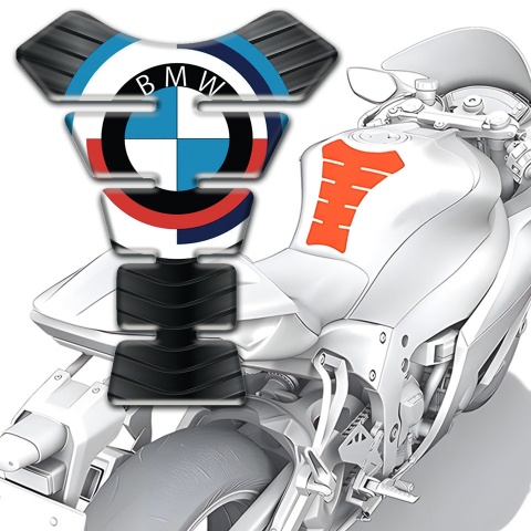 BMW Tank Fuse Anti Slip Sticker Dark Elements Base Style New Logo 