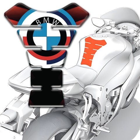 BMW Tank Protector Motorcycle Big Logo Design 