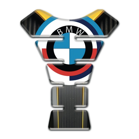 BMW Premium Quality Tank Pad Protector Round Big Logo High End Model 