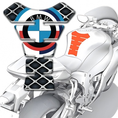 BMW Tank Protector Coarse Metal Mesh Design 