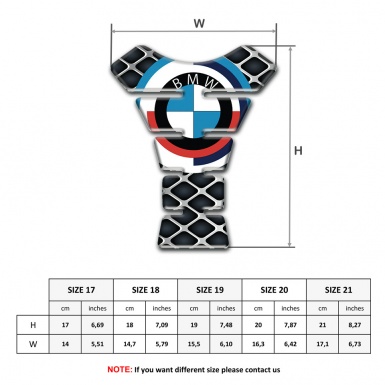 BMW Tank Protector Coarse Metal Mesh Design 