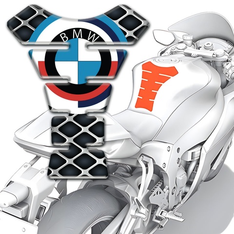 BMW Tank Protector Coarse Metal Mesh Design 