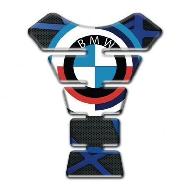 BMW Tank Fuse Black with Blue Lines Decoration 