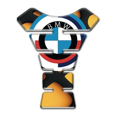 BMW Tank Pad Protector Yellow Black Details Decoration 