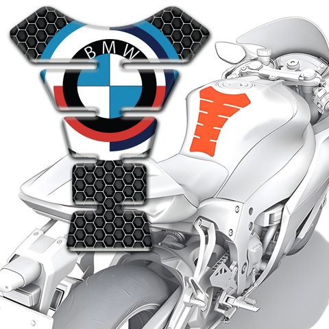 BMW Perforated Steel Design Tank Fuse with Big Logo 
