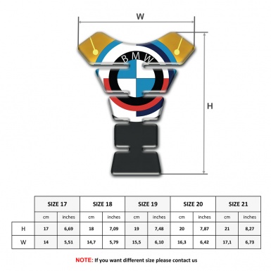 BMW Motorcycle Tank Guard Pads Unique Print 