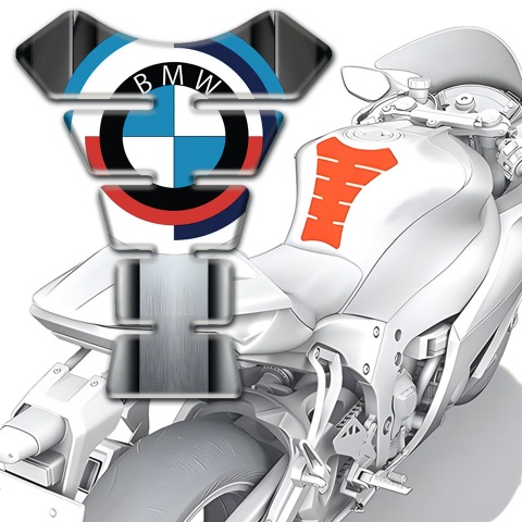 BMW Tank Pad Protector Metal Effect Decoration 