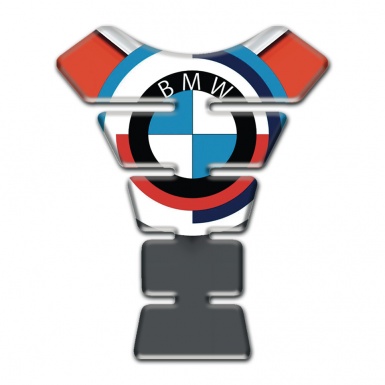 BMW Tank Protector Grey Red Background Decoration 