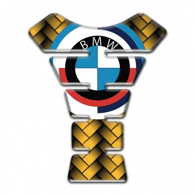 BMW Tank Guard Pads Yellow parts Design 