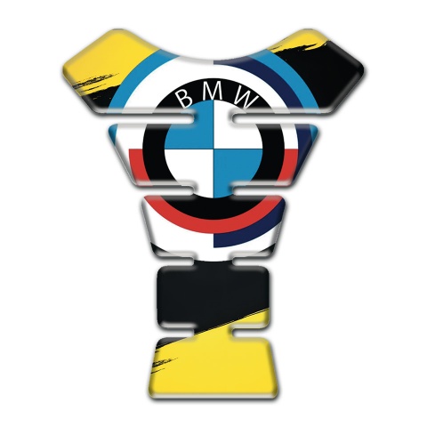 BMW Tank Pad Protector Yellow Black Paints Edition 