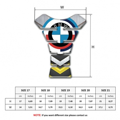 BMW Tank Guard Pads Unique Logo High End base Design 