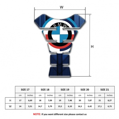 BMW  Silicone Sticker High End Tank Fuse 