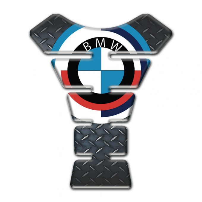 BMW Tank Pad Protector Rough Base Effect and Big Logo Style 