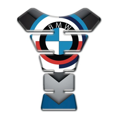 BMW Tank Guard Pads Stylish Print with Big Logo Style 